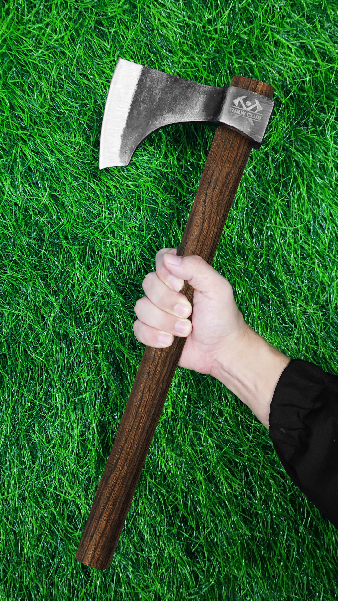 THRWCLUB Throwing Axe, Throwing Hatchet for Professional Throwing  Competitions, 19″ Wooden Handle with 1.6 lbs 1065 High Carbon Steel Head,  Perfect Balance and Agile Control – ThrwClub, image size:1080x1920