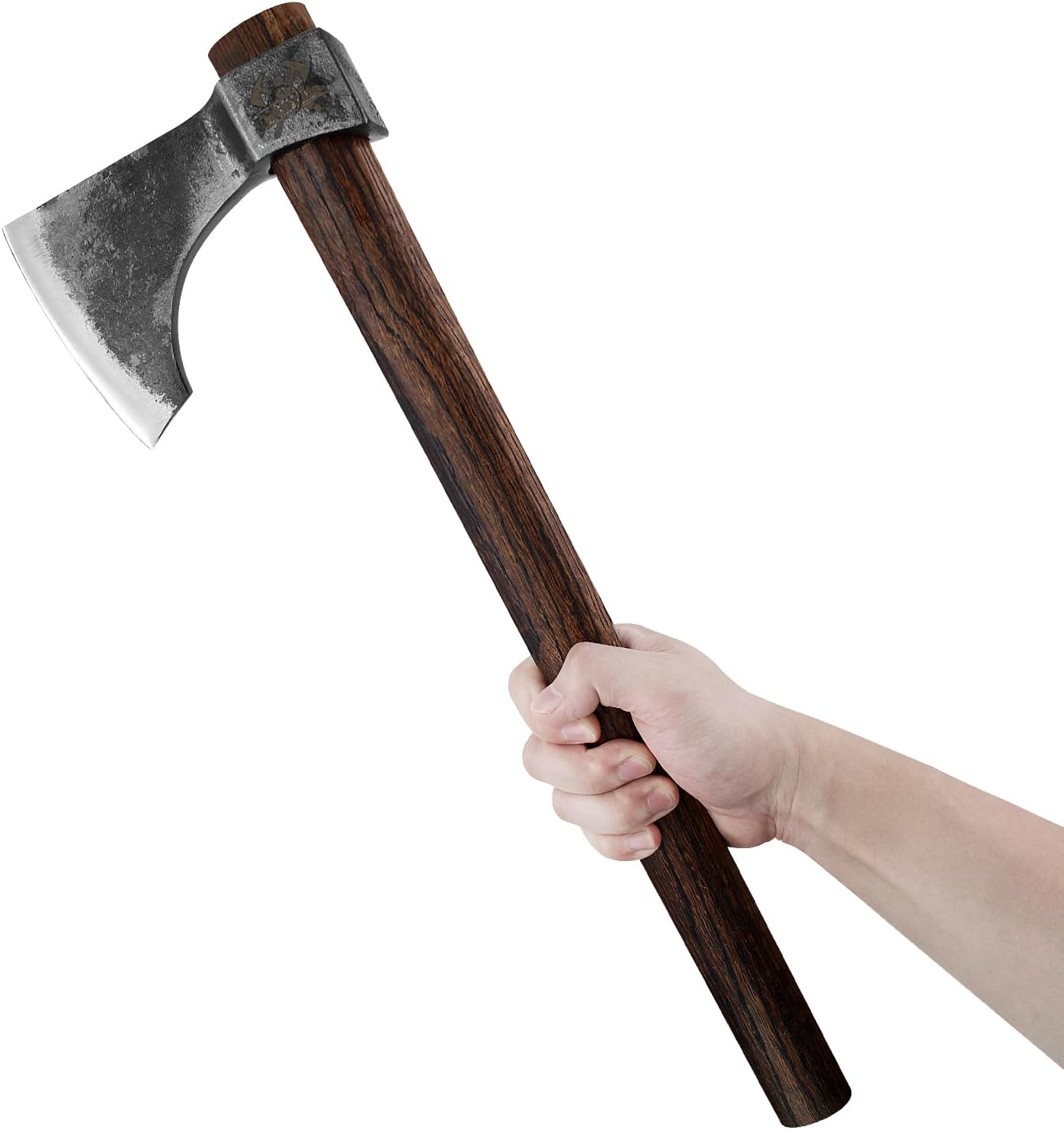 18inchvikingaxe1065beechwoodenhandlehand